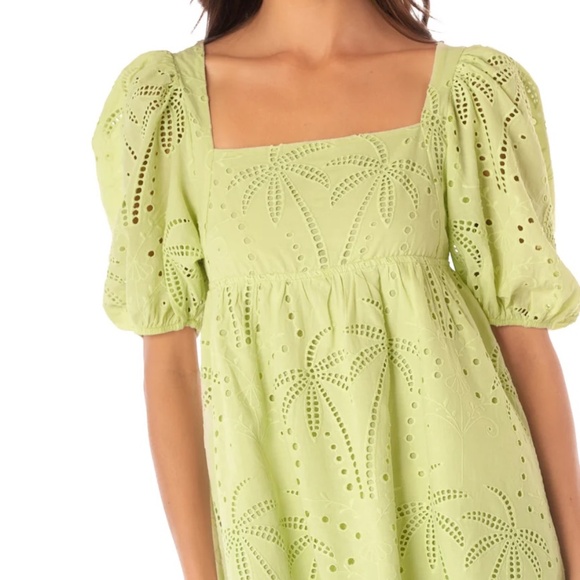 Maaji Palm Embroidery Eileen Short Dress Medium NWT - Picture 5 of 10
